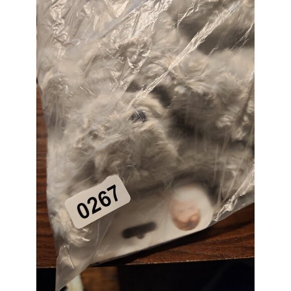 Blankets and beyond gray bunny or puppy lovey plush toy nunu - Picture 8 of 8